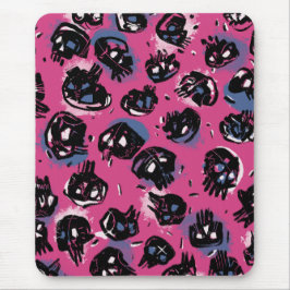 Mousepad eletrônicos emo-sculs cor-de-rosa Computador e Lap