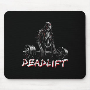Mousepad Elevação de Peso das Piadas de Halloween