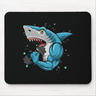 Mousepad Elevação de Peso do Tubarão