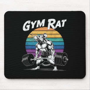 Mousepad Elevação de Peso Muscular do Rato de Gym Workou