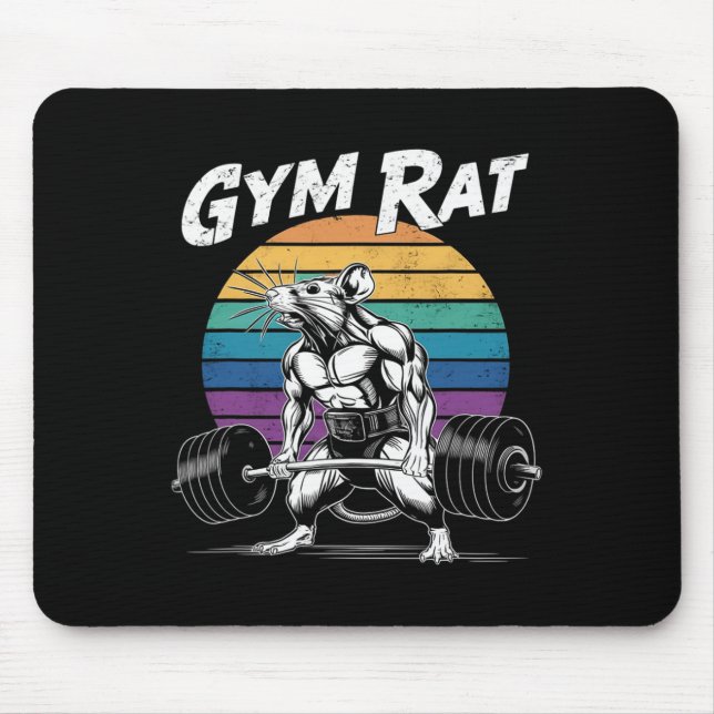 Mousepad Elevação de Peso Muscular do Rato de Gym Workou (Frente)