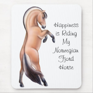 Mousepad Elevação norueguesa customizável do cavalo do