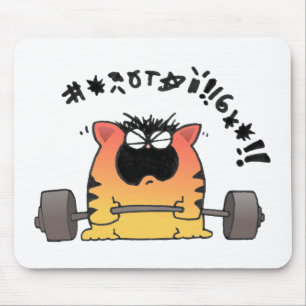 Mousepad Elevador gordo do peso do gato