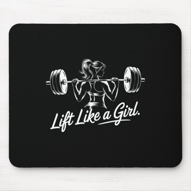 Mousepad Elevante Como Uma Rapariga - Design De Erradicação (Frente)