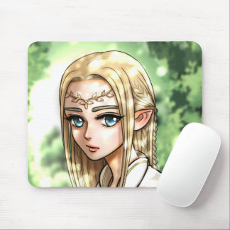 Mousepad Elf Nymph Anime Manga Style Character