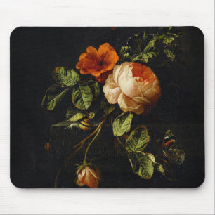 Mousepad Elias van den Broeck, A Vida Estática com Rosas