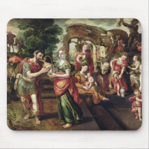 Mousepad Eliezer e Rebecca no bem, 1562