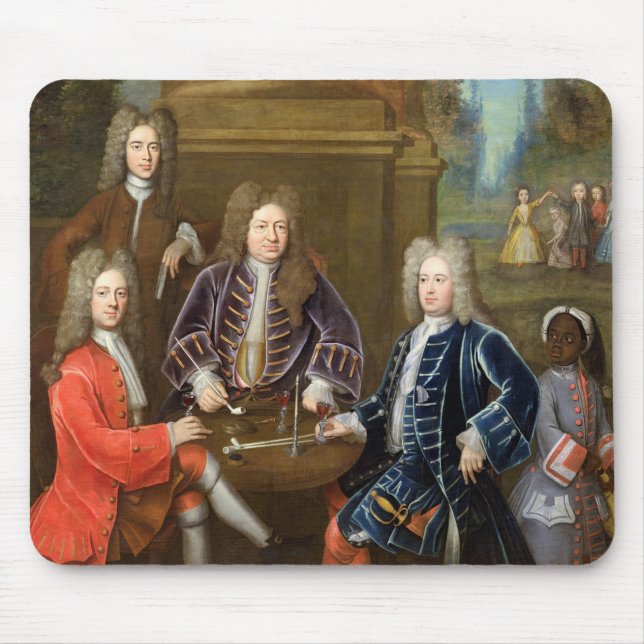 Mousepad Elihu Yale (1648-1721) o segundo duque de Devonshi (Frente)