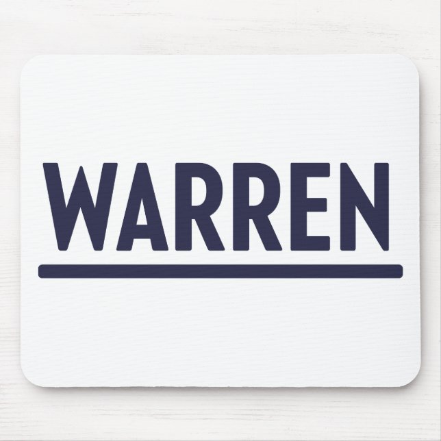 Mousepad Elizabeth Warren 2020 presidential campaign logo (Frente)