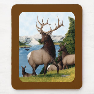 Mousepad Elk Wapiti