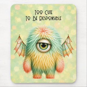 Mousepad Ellie - O Monstro Cético de Olhos Grandes