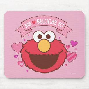 Mousepad Elmo   Meu Coração Pertence A Elmo