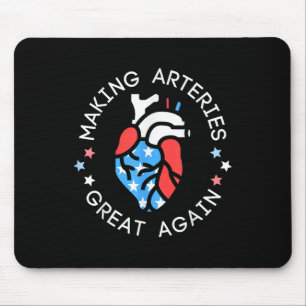 Mousepad Em 4 De Julho, Cardíaco Enfermeiro Fazer Excelente