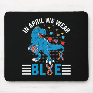 Mousepad Em Abril, Vestimos Azul Para Sensibilização Autist