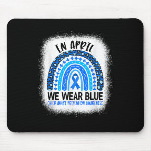 Mousepad Em abril, Vestimos o Azul - Prevenção do Abuso Inf