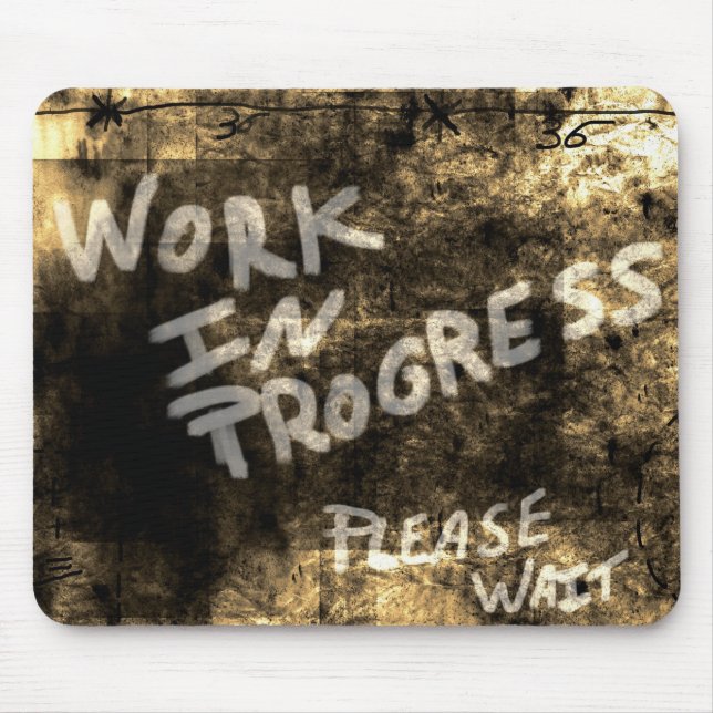 Mousepad em andamento (Frente)