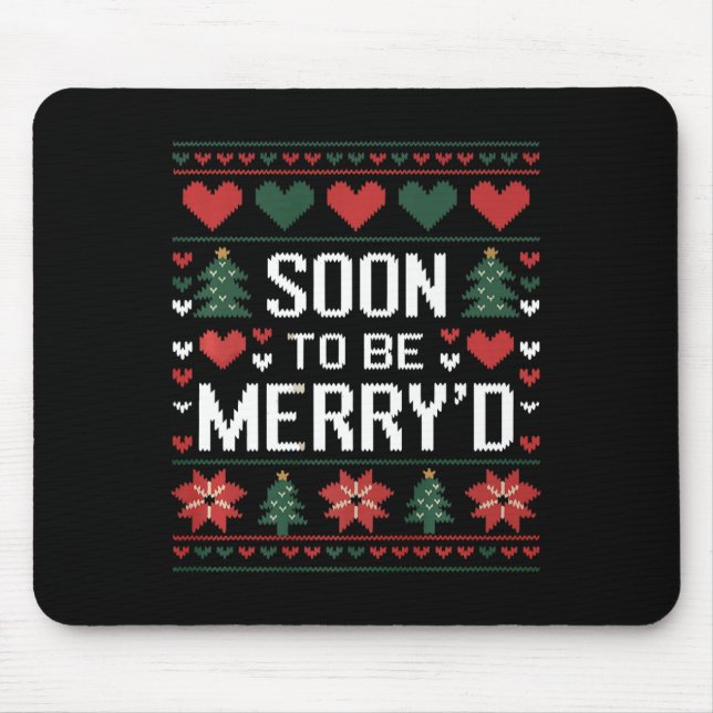 Mousepad Em breve, Felizes engajados Casais que combinam fe (Frente)