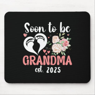 Mousepad Em Breve Ser A Vovó 2025 Dia de as mães Para Nova