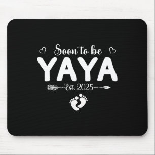 Mousepad Em Breve Ser Yaya 2025 Dia de as mães A Primeira V