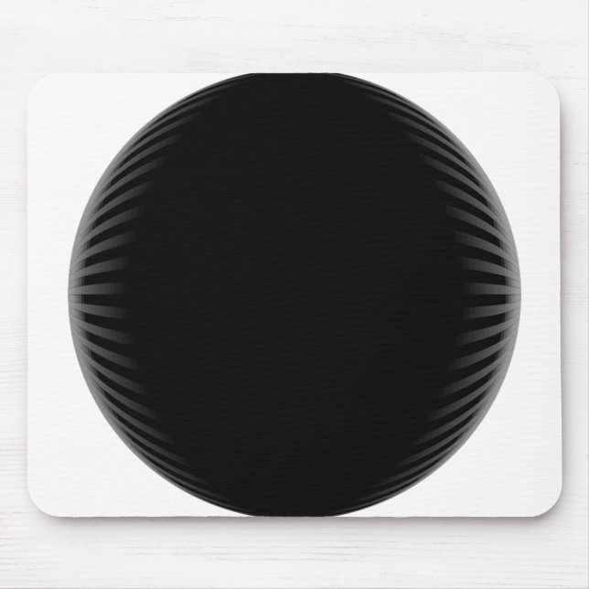 Mousepad em Círculo Negro (Frente)