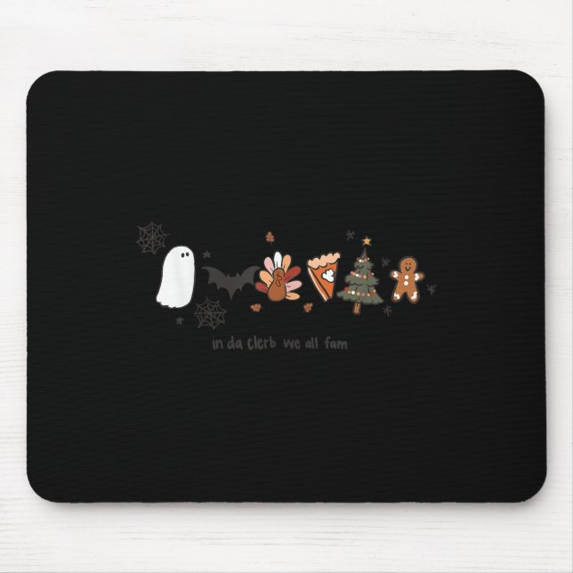 Mousepad Em Da Clerb, Todos Faremos O Dia das Bruxas, Ação  (Frente)