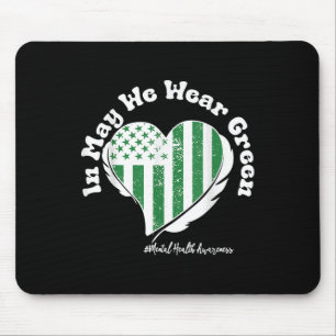 Mousepad Em maio, Vestimos a Consciência Mental Verde Sensi
