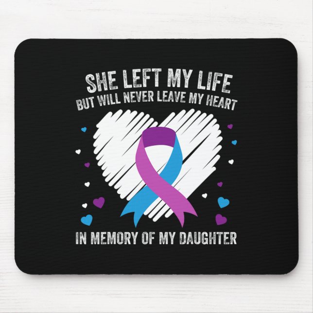Mousepad Em memória da minha adorável prevenção suicida (Frente)