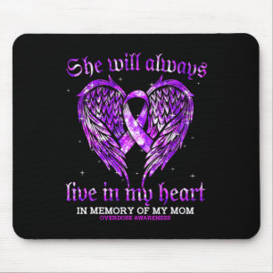 Mousepad Em Memória Da Minha Mãe Sobre-Dúvida Anjo