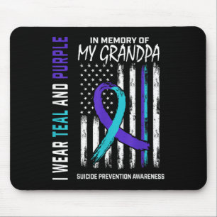 Mousepad Em Memória do Avô Prevenção ao Suicídio Ame
