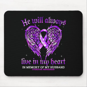 Mousepad Em Memória Do Meu Marido, Anjo W