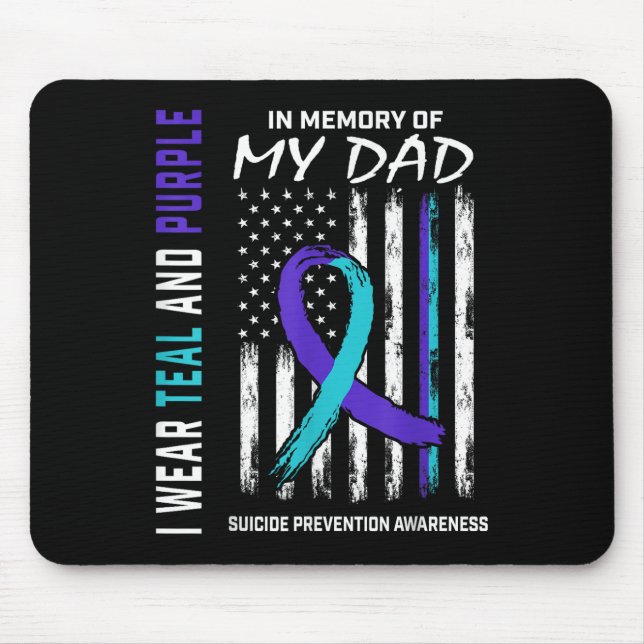 Mousepad Em Memória Do Pai Conscientização Prevenção Suicíd (Frente)