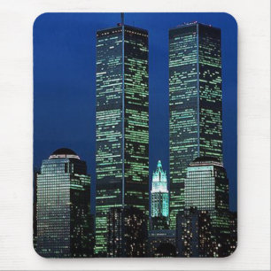 Mousepad Em Memoriam na memória das torres gémeas WTC NYC