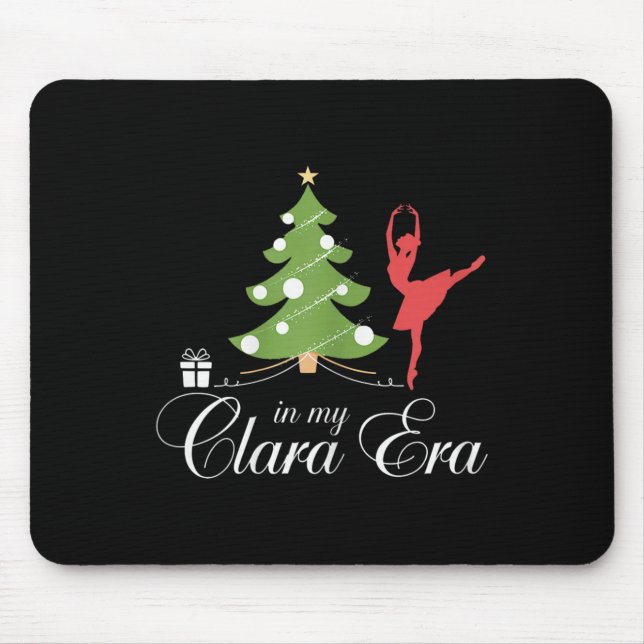 Mousepad Em Minha Clara Era Noturcracker Feriado Natal Xmas (Frente)