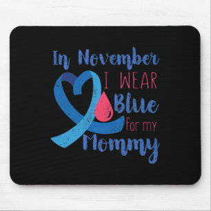 Mousepad Em novembro, T1d: Azul De Fita De Sensibilização P