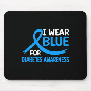 Mousepad Em novembro, Vestimos a consciência azul da diabet