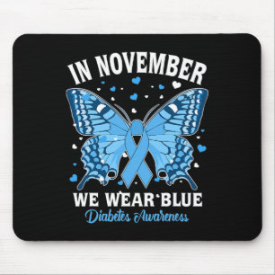 Mousepad Em novembro, Vestimos a consciência da diabetes az