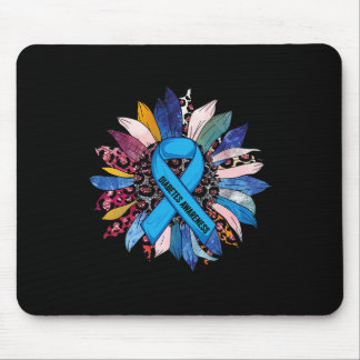 Mousepad Em novembro Vestimos Diabetes Azuis