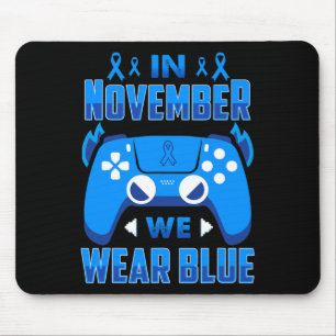 Mousepad Em novembro, Vestimos Ga de Sensibilização para a 