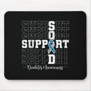 Mousepad Em novembro, Vestimos o Blue Support Squad Diabete
