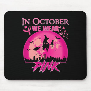 Mousepad Em outubro, Vestimos a Bre de Halloween da Bruxa R