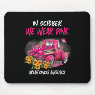 Mousepad Em outubro, Vestimos Bacias-Pias-Párias-Leopardo-R