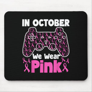 Mousepad Em outubro Vestimos Crianças De Jogos De Cancer Ro