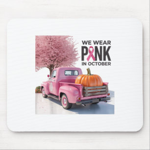 Mousepad Em Outubro, Vestimos O Nk Truck Breast Cancer Tee