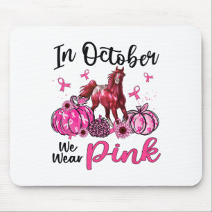 Mousepad Em outubro, Vestimos Pumpkin Pumpkin Leopard Brea