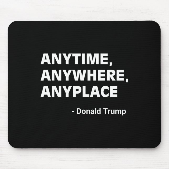 Mousepad Em Qualquer Lugar, Donald Trump 2024 Cotação 2 (Frente)