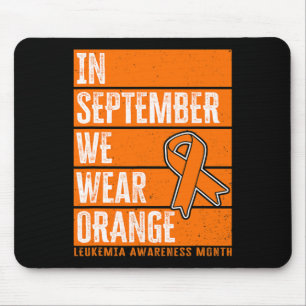 Mousepad Em setembro, Vestimos a consciência da leucemia la