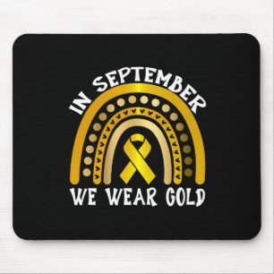 Mousepad Em setembro Vestimos Estrela Cancer Amarela