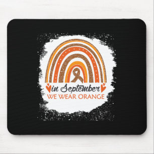Mousepad Em setembro Vestimos Laranja Leuke Rainbow Leuke