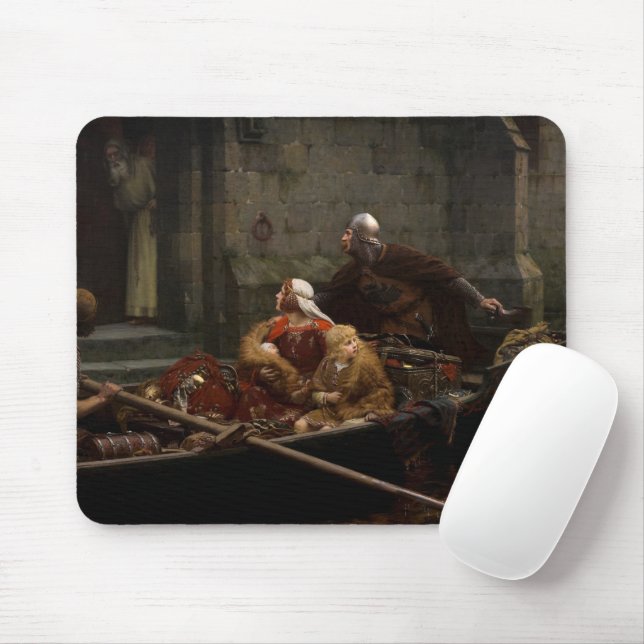 Mousepad Em tempo de perigo, 1897 por Edmund Blair Leighton (Com mouse)
