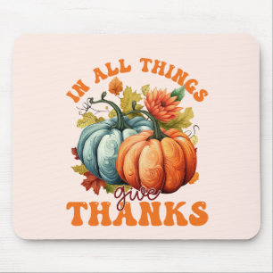 Mousepad Em Todas As Coisas Dá Pumpkin Aos Obrigados